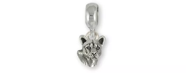 Cougar Jewelry Sterling Silver Handmade Mountain Lion Charm Slide This Charm Wil