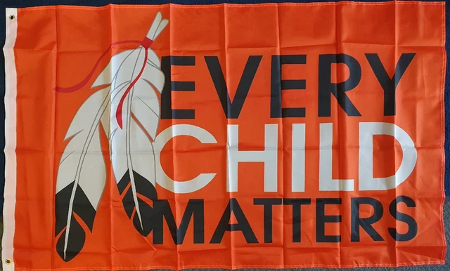 EVERY CHILD MATTERS Flag 5x3 Feet NATIVE AMERICAN INDIAN RIGHTS USA BN
