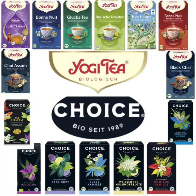 Yogi Tea® Alle Sorten von A-Z Bio, CHOICE® Tea Alle Sorten