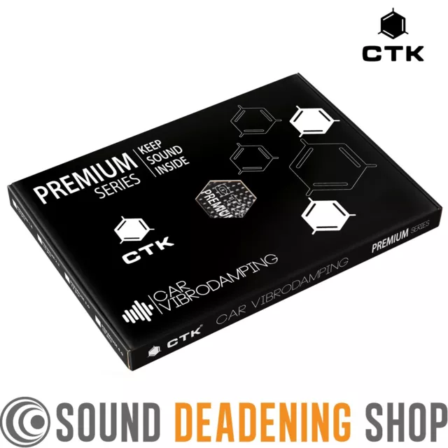 Sound Deadening CTK PREMIUM 3.0mm - 2.22sq.m Bulk Pack 12 LARGE Sheets - car van 3