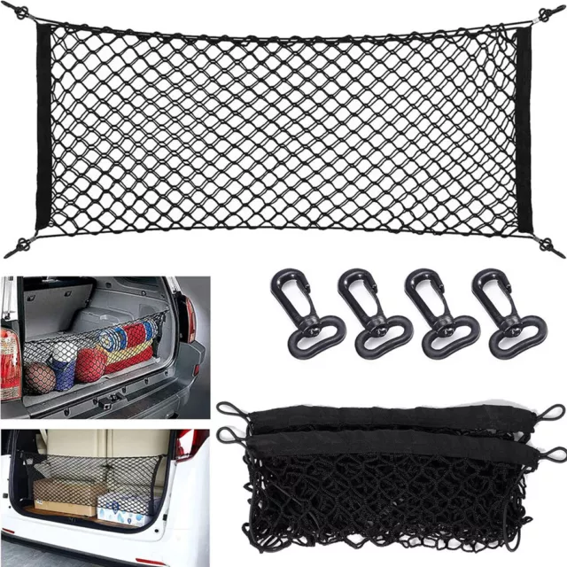 Car Storage Net Car Nets Bag for Luggage Net Motorhome Wall Bag Storage Net  with Hooks and Screws Boot Net Universal Car Organiser Net Car Seat Boot