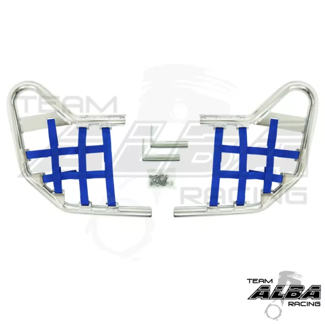 Yamaha Raptor 700 YFM700  Nerf Bars   Alba Racing   Silver Blue  197 T1 SL