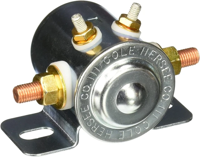 24059 12V Insulated Continuous Duty SPST Solenoid
