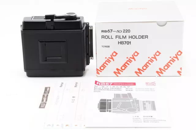 [MINT in BOX] Late Model Mamiya RB67 Pro SD 220 Roll Film Back Holder From JPN