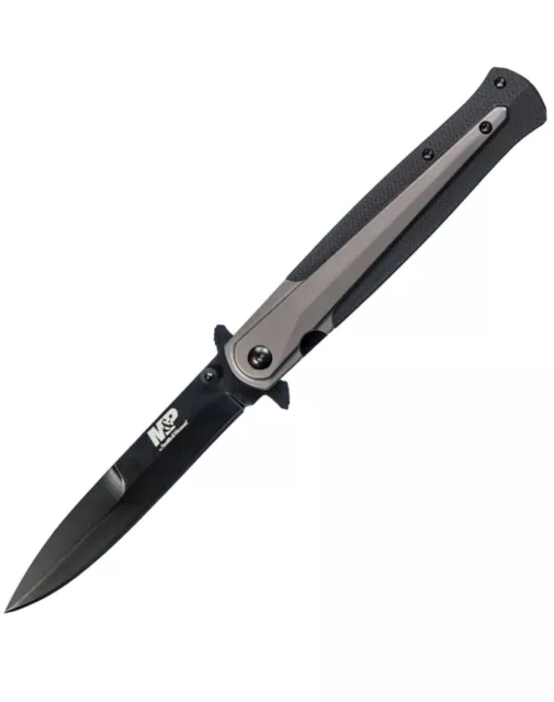 Smith & Wesson MP301 M&P Folding Dagger Flipper Knife 4" 1085898