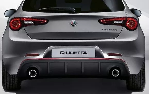 Alfa Romeo Giulietta Profilo Bordino Adesivo Paraurti Rosso Anteriore  Tuning