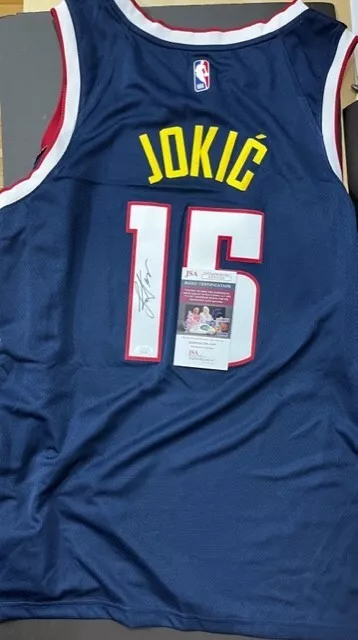 Nikola Jokic Signed Autographed Denver Nuggets Jersey JSA COA