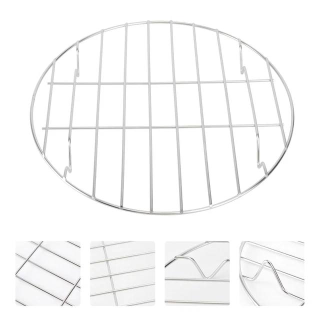 AIR FRYER GRILL Rack Steaming Grilling Cooling Mini Barbecue £9.04