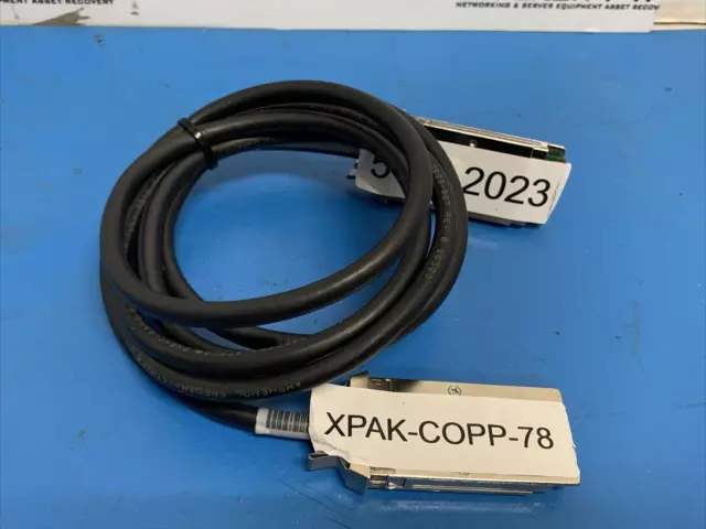 Q Logic Xpak-Copp-78 6Ft Cable Xpak To Xpak(Lot Of 2)