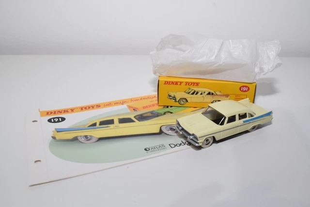 Dodge Royal Sedan, Reedición Dinky Toys Atlas Mattel 1:50 Celeste | Cuotas sin interés