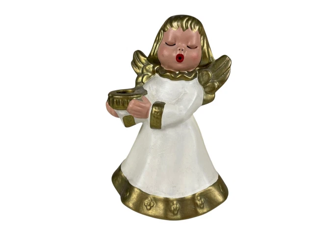 Figurine Goebel Ange Gardien Nuit De Lune Douillette, En Porcelaine, Modèle 11750991