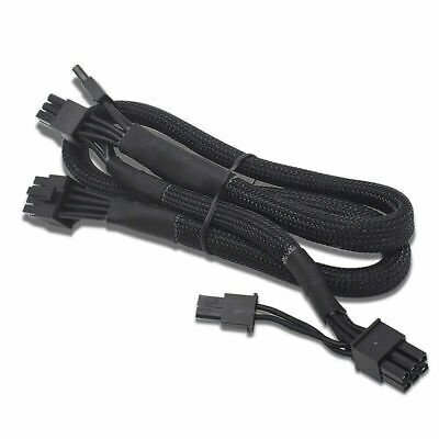 PCIe 8（6+2） Pin  Power Supply Cable for Corsair CX650F RGB 25-inch+7.9-inch