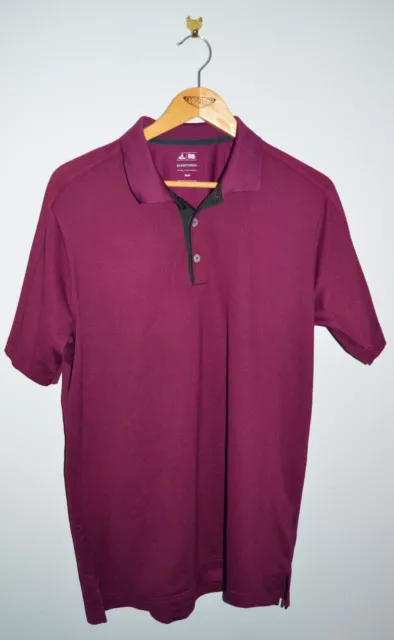 Adidas Puremotion Golf Polo / Medium / Burgundy