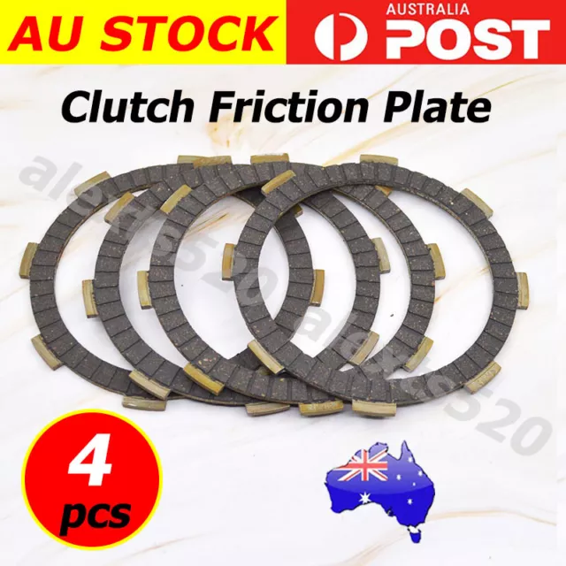 4× For HONDA CB125E CB 125E GLH125SH GLH125 SH Motorcycle Clutch Friction Plate