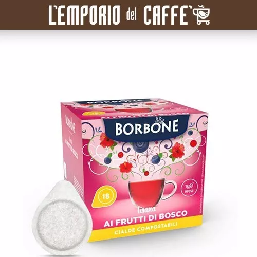 216 Cápsulas Caffè Borbone Filtro de Papel 44MM Ese Infusión Té Limón  Original