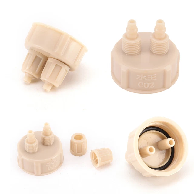Aquarium Flasche Kappe Für Lebende Pflanzen Co2 Diffusor Luft Generator SysCR
