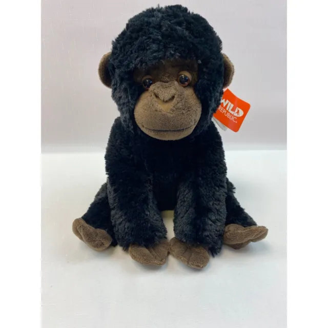 Baby Gorilla Wild Republic Plush 11” Stuffed Animal Soft Cuddly Zoo Animal NWT