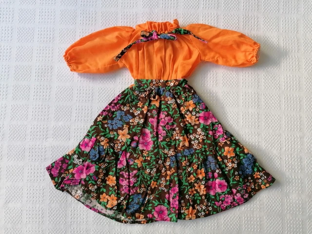 TENUE CALINE POUPÉE CATHIE BELLA - Année 1974 - Excellent état + Cadeau EUR 99,99 - FR