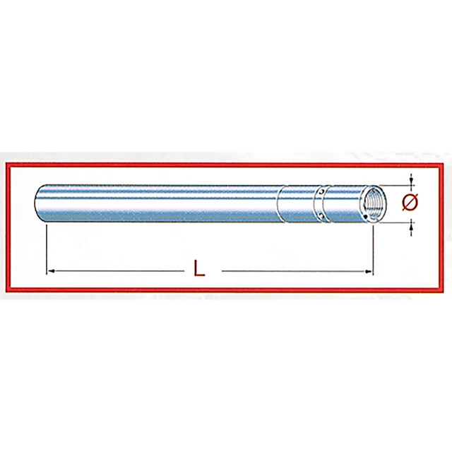 Gabelstandrohr passend für Honda CBF 1000 2010-2012 D=41mm L=624mm