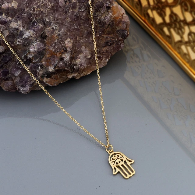Pendentif Croix Plaqué Or 18K Avec 12 Onyx - Marque Dolly-Bijoux - Taille 35mm - Neuf Avec étiquettes