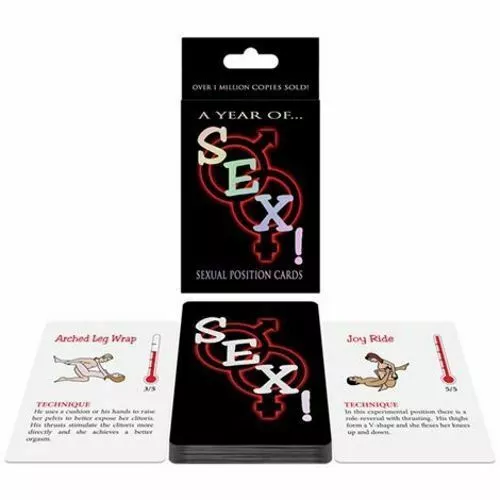 SEX! CARD GAME Adult Playing Cards 100 000 Fantasies Couples Gift A Year Of 3