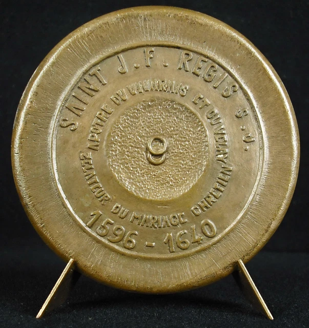 Médaille De Saint Jean L'Apôtre - Laiton Argenté - 18 Mm - Cadeau Religieux - Made In Italy