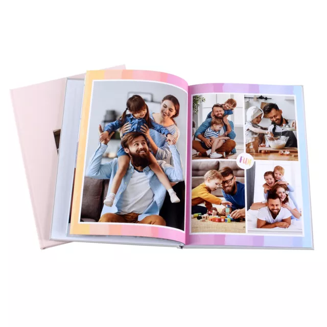 Premium Fotobuch Personalisiert Fotoalbum mit Ihrem Fotos Geschenke Wunschmot A4