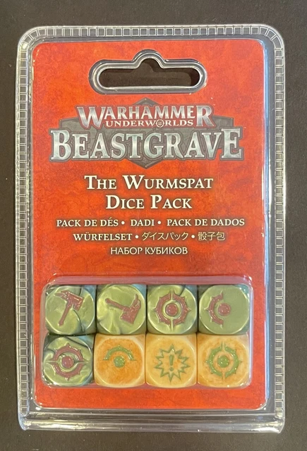 Warhammer Underworlds: Beastgrave - The Wurmspat Dice Pack - Deskové