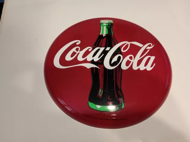 Original Coca Cola Retro Blechschild 30,5cm Vintage 1990 er Jahre 90er