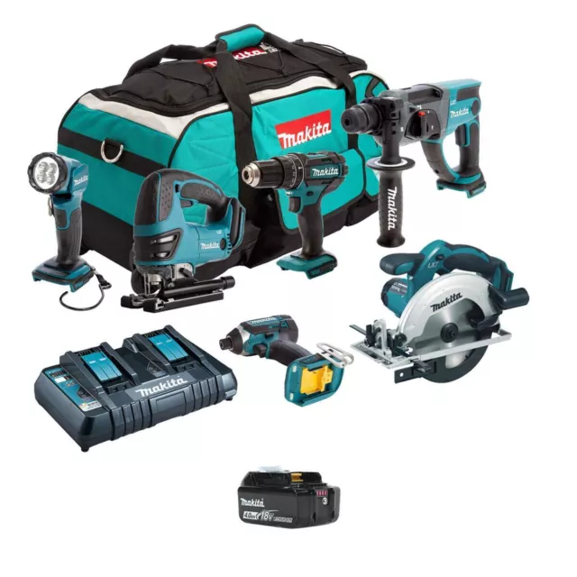 Makita DLX6068PM-1 18v LXT 6 Piece Kit (1x4Ah)