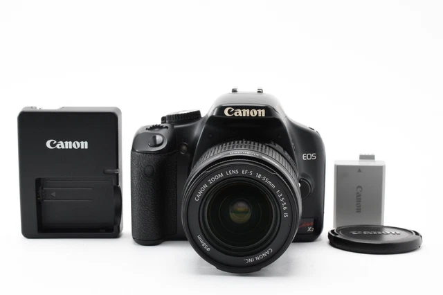 CANON EOS KISS X2 DSLR Body EF-S 18-55mm Lens JAPAN [MINT