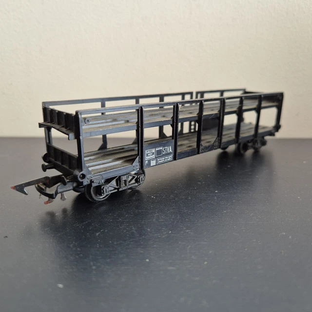 Jouef HO 6573 - Double Wagon Porte-voitures Articulé STVA SNCF - Neuf France