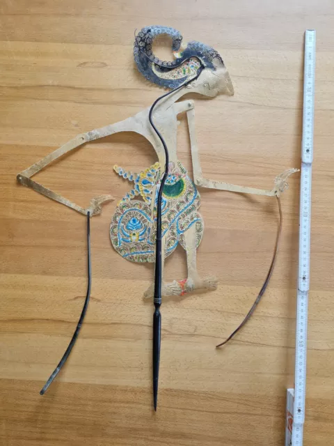 Wayang Kulit Schattenspielfigur / Marionette / Puppe, Java / Asien / Indonesien