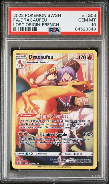 CARTE POKEMON DRACAUFEU TG03/TG30 EB11 Origine Perdue FR Neuve EUR 17 CARTE POKEMON DRACAUFEU TG03/TG30 EB11 Origine Perdue FR Neuve EUR 17
