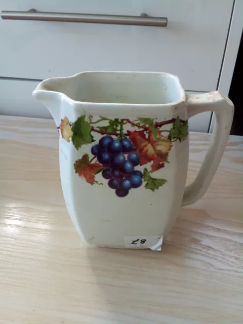 Rare Collectable Ringtons Tea, Maling Ware, Water Jug in the Grapevine Pattern.