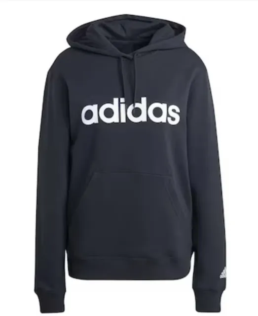 Adidas Womens Hoodies Hoody Linear Sweatshirt Essentials Ladies Pullover Hoodie