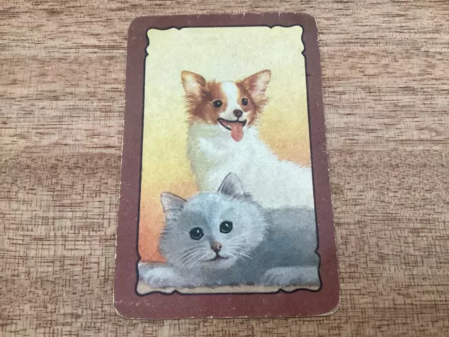 Swap Card, Genuine Vintage, Coles Card, Cat & Dog