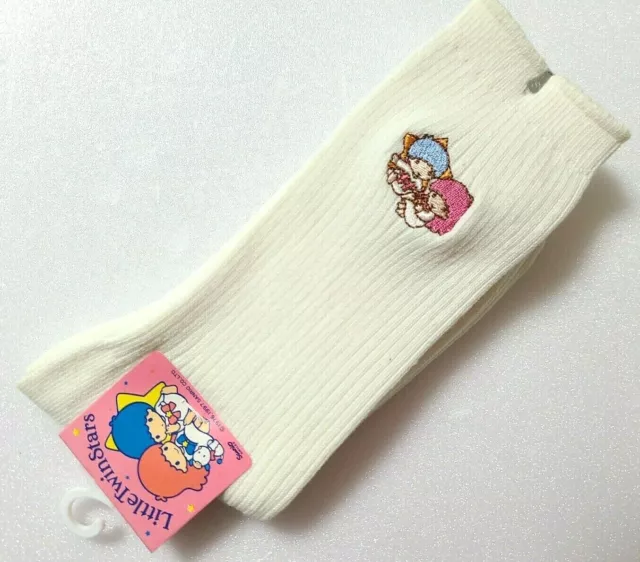 Little Twin Stas Socks Old SANRIO 1997' Retro Vintage Super Rare