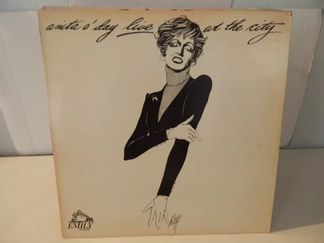 ANITA O'DAY "LIVE " At The City 1980 Original Emily Records ER-102479 Jazz LP