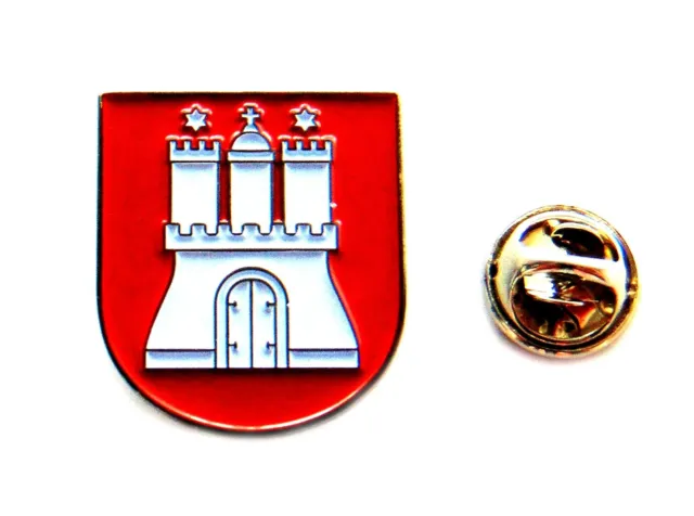 Hamburg Pin Wappen Hamburg Wappen Anstecker Pin Anstecknadel Anstecker