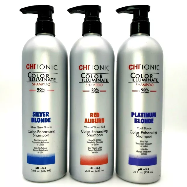 Chi Ionic Color Illuminate Shampoo 25 fl oz - "Choose Your Shade"