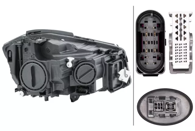 HELLA LED/Bi-Xenon-Headlight - left - for e.g (NON UK, RH traffic) 1EX010818-351