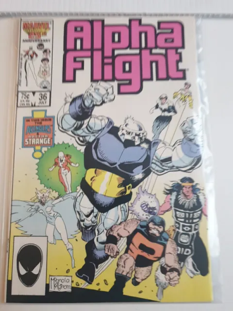 Alpha Flight #36 Marvel Comics Jul 1986 John Byrne Rare Vf+