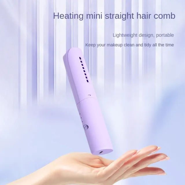 PBT Hair Hot Comb Wireless Styling Tools New Hair Straightener  Women