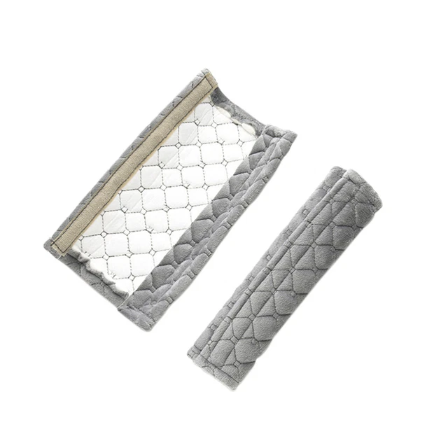 2 pezzi protezione spalle auto ricamata copertura peluche