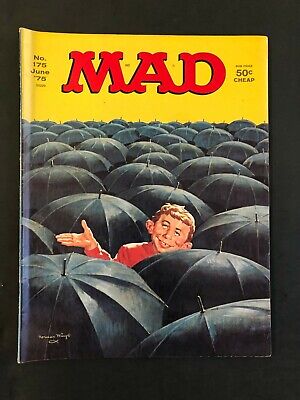 Mad Magazine June 1975  No 175   Umbrellas