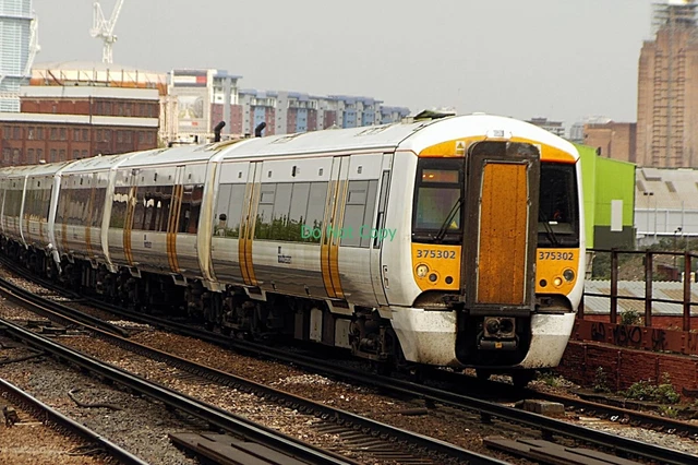 6X4 GLOSSY PHOTO BR Class 375 375302 @ Wandsworth Road c.2007 £1.10 ...