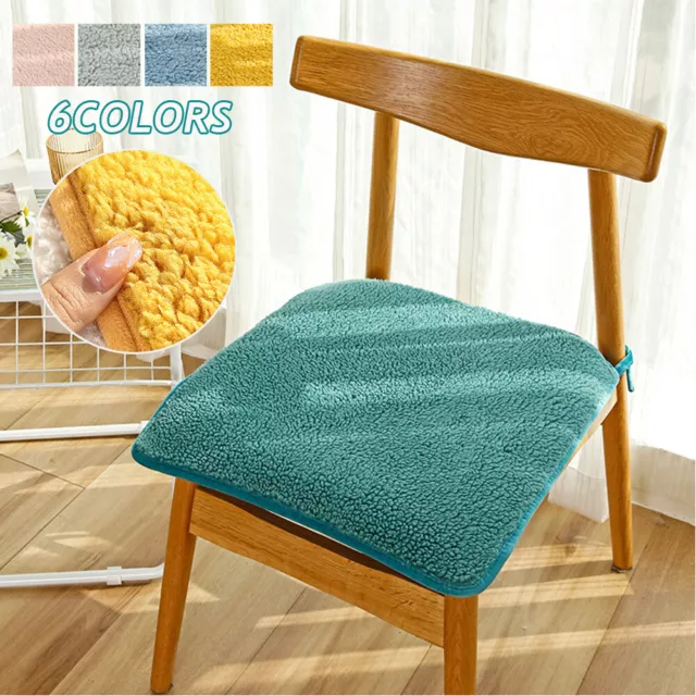 Coussin De Banc Long En Peluche Épais Court Tapis De Chaise Coussin De Siège #