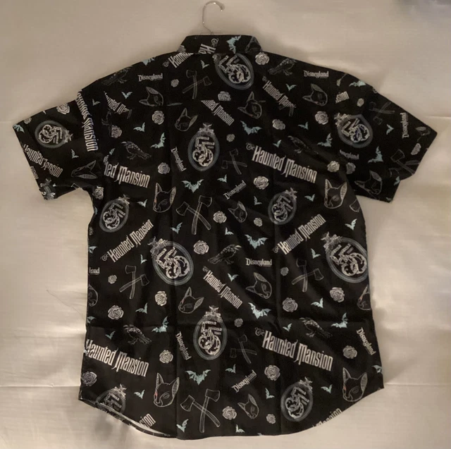 DISNEY D23 EXPO 2024 RSVLTS Haunted Mansion 55th Button Shirt Men’s
