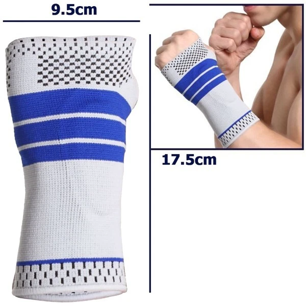 Tutore Per Polso Form Fit Con Pollice Spica - Supporto Ortopedico Per Distorsioni, Pollice A Scatto, Lesioni - Taglia 20 Cm, Mano Sinistra
